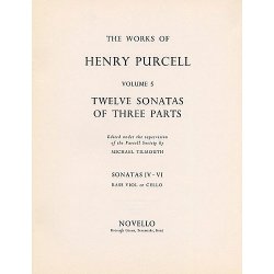 Henry Purcell: 12 Sonatas Of Three Parts For Violin 2 (Sonatas IV-VI)