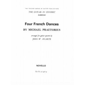 Praetorius: Four French Dances for Guitar