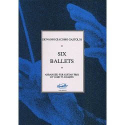 G.G. Gastoldi: Six Ballets For Guitar Trio