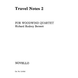 RR Bennett: Travel Notes for Woodwind Quartet - Book 2