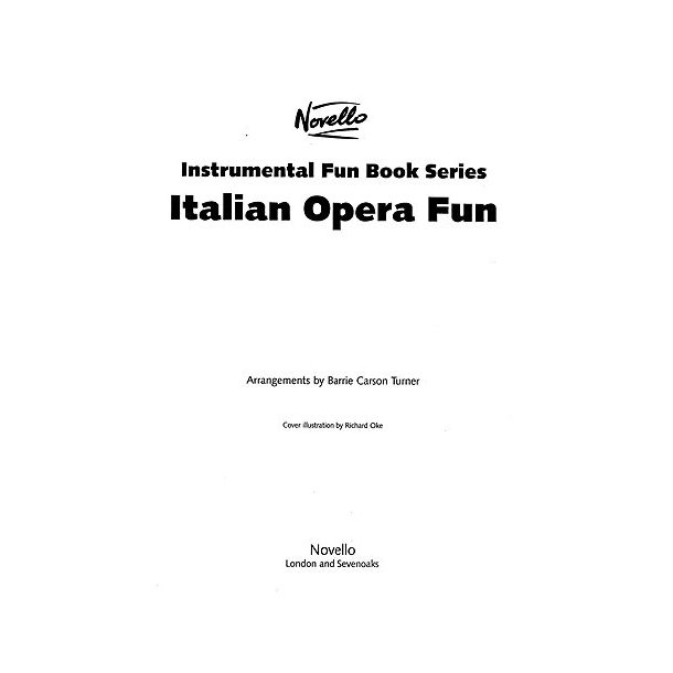 Italian Opera Fun For Flute
