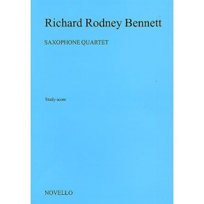 Richard Rodney Bennett: Saxophone Quartet (Study Score)