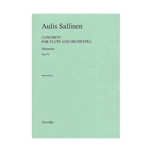 Aulis Sallinen: Concerto For Flute And Orchestra (Piano Reduction)