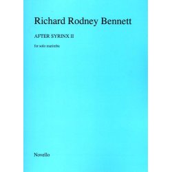 Richard Rodney Bennett: After Syrinx II For Solo Marimba