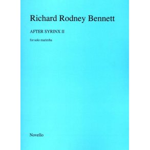 Richard Rodney Bennett: After Syrinx II For Solo Marimba
