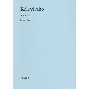 Kalevi Aho: Solo III for flute