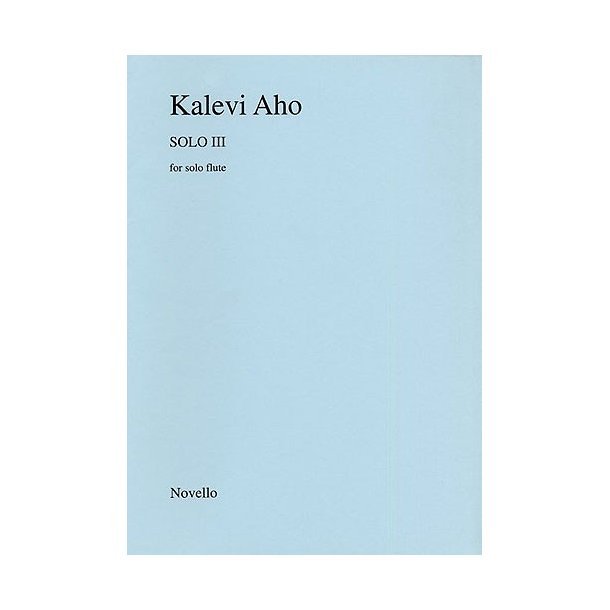 Kalevi Aho: Solo III for flute