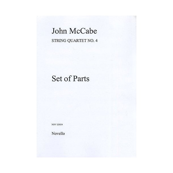 John McCabe: String Quartet No. 4 (Parts)