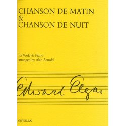 Edward Elgar: Chanson De Matin And Chanson De Nuit (Viola/Piano)