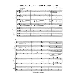 Richard Rodney Bennett: Fanfare On A Sixteenth Century Tune (Score/Parts)
