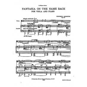 Kenneth Leighton: Fantasia On The Name Bach Op.29