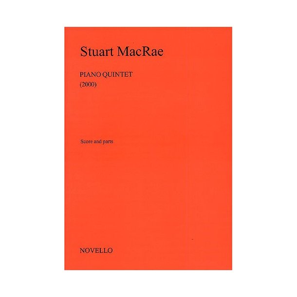 Stuart MacRae: Piano Quintet (Score/Parts)