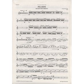 John McCabe: Pilgrim Sextet For Strings (Parts)