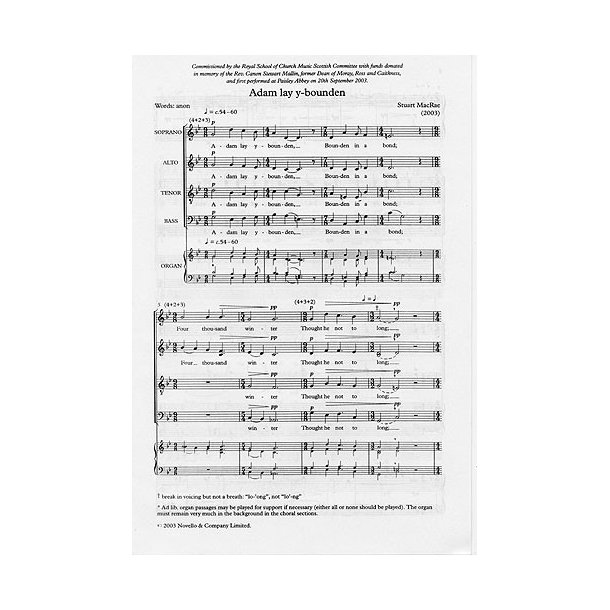 Stuart MacRae: Adam Lay Y-Bounden