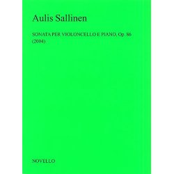 Aulis Sallinen: Sonata Per Violoncello E Piano Op.86