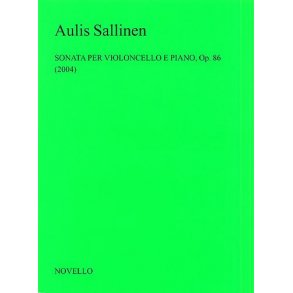 Aulis Sallinen: Sonata Per Violoncello E Piano Op.86