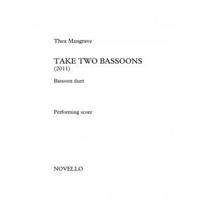 Thea Musgrave: Take Two Bassoons (Bassoon Duet)