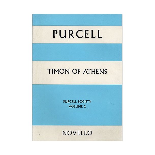 Purcell Society Volume 2 - Timon Of Athens (Paperback Full Score)