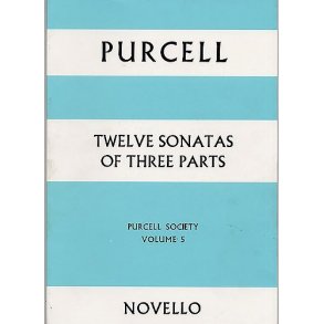 Purcell Society Volume 5 - Twelve Sonatas Of Three Parts (Full Score)