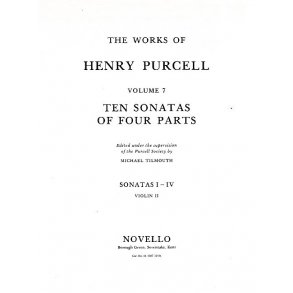 Henry Purcell: 10 Sonatas Of Four Parts Violin 2 (Sonatas I-IV)