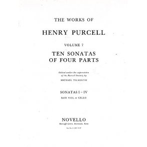 Henry Purcell: 10 Sonatas Of Four Parts For Cello (Sonatas I-IV)