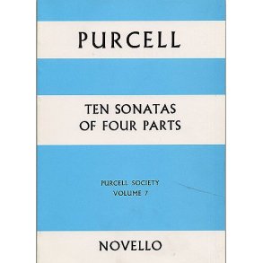 Purcell Society Volume 7 - 10 Sonatas Of Four Parts (Full Score)