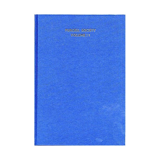 Purcell Society Volume 11 - Birthday Odes For Queen Mary Part 1 (Cloth Bound)