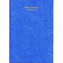 Purcell Society Volume 17 - Sacred Music Part 3 Seven Anthems (Hardback)