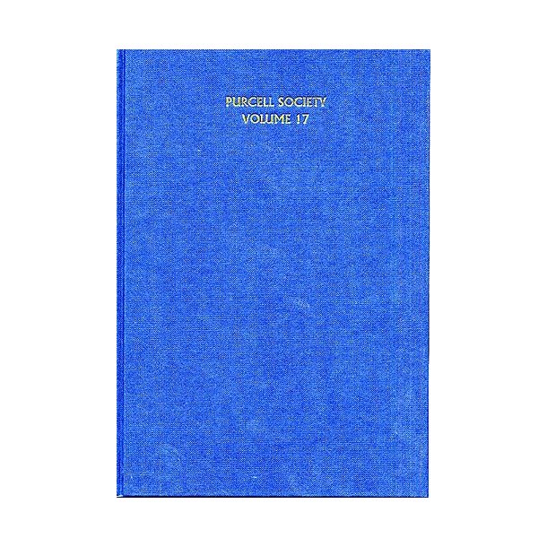 Purcell Society Volume 17 - Sacred Music Part 3 Seven Anthems (Hardback)