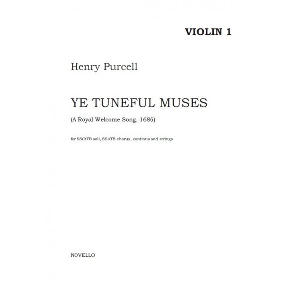 Henry Purcell: Ye Tuneful Muses, Raise Your Heads (Parts)