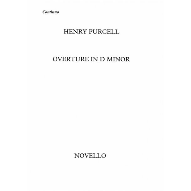 Henry Purcell: Overture In D Minor (String Parts)