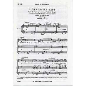 Bryan Kelly: Sleep Little Baby For Unison Voices