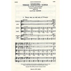 Matyas Seiber: Three Nonsense Songs