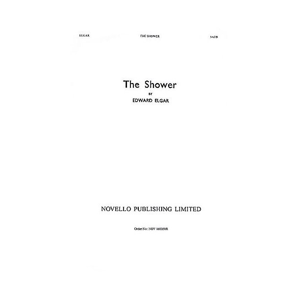 Edward Elgar: The Shower Op.71 No.1 (SATB)