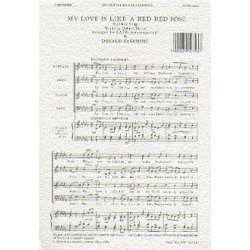 My Love Is Like A Red Red Rose (SATB)