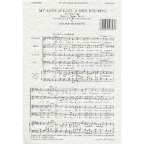 My Love Is Like A Red Red Rose (SATB)