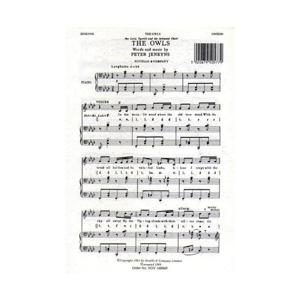 Peter Jenkyns: The Owls