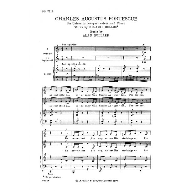 Alan Bullard: Charles Augustus Fortescue