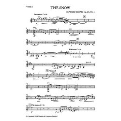 Edward Elgar: The Snow Op.26 No.1 (Violin 2)