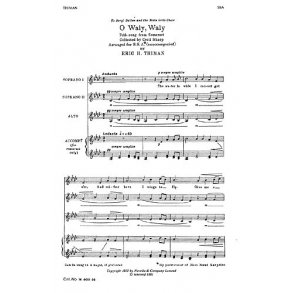 Eric Thiman: O Waly Waly (SSA)