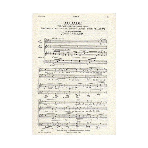 John Ireland: Aubade