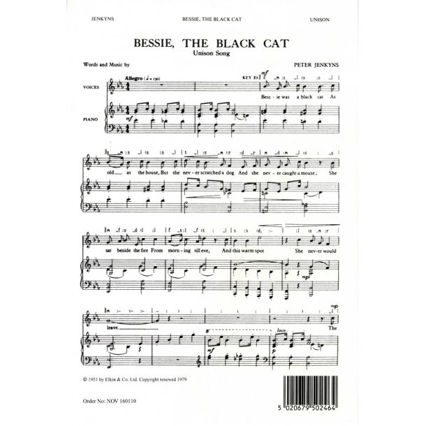 Peter Jenkyns: Bessie The Black Cat