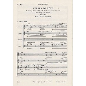 Elisabeth Lutyens: Verses Of Love