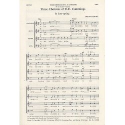Brian Dennis: Three Choruses Of E.E.Cummings