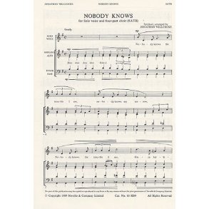 Jonathan Willcocks: Nobody Knows