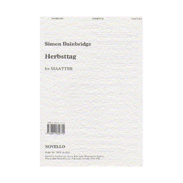 Simon Bainbridge: Herbsttag
