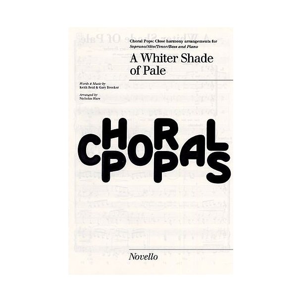 Procol Harum: A Whiter Shade Of Pale (SATB/Piano)