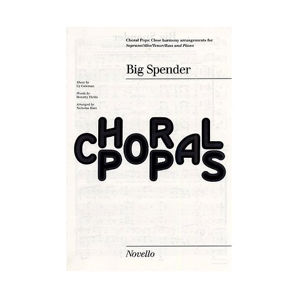 Cy Coleman: Big Spender (Sweet Charity) - SATB/Piano