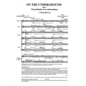 Thea Musgrave: On The Underground Set 1 'On Gratitude, Love And Madness