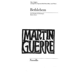 Alain Boublil/Claude-Michel Schonberg: Bethlehem (Martin Guerre)